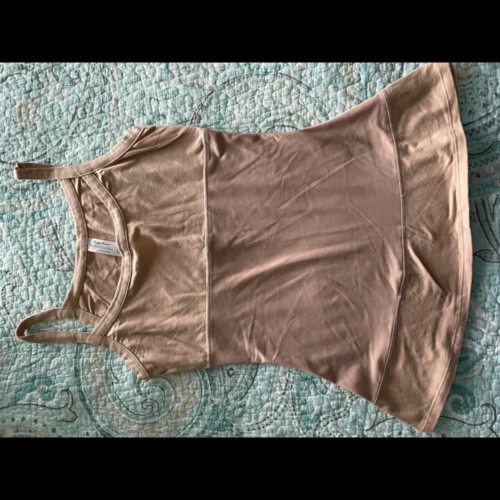 Body form tan top